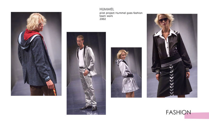 fashion project for Hummel 2002